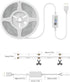 5V Light,9.84ft/3m MIWISE USB RGB COB LED Strip Tape Lights,RF & App Control,Music Sync,Ultra Bright Color Changing