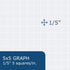 ROARING SPRING Whitelines Spiral Graph Ruled Notebook, 11" x 8.5", 70 Sheets, Digitally Download Your Notes