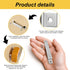 Tape Measure Clip Holder, Universal Tool with Screws, Stainless Steel Tool Hanger Storage Dock for Tape Measures and