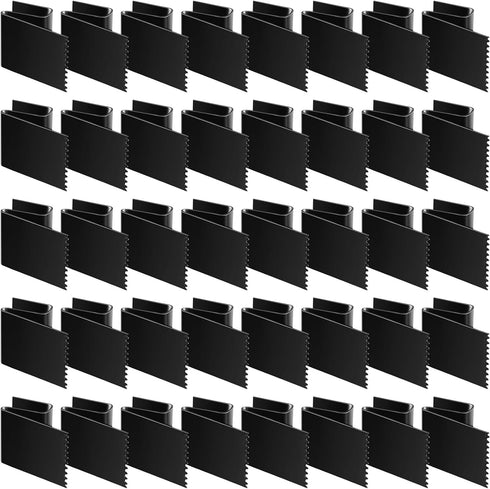 Dunzy 40 Pack Hurricane Window Clips Fit 1/2 Inch Thick Plywood Carbon