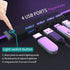 RGB Large Gaming Mouse Pad with 4-Port USB Hub and 13 Lighting Modes, Oversize Anti-Slip Rubber Base (Black)