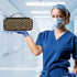 Sepetwhos Leopard Stethoscope Case Lightweight Protective Stethoscope Casewith Handle Shockproof Hard Organizer Storage