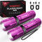 Victoper Pink Rechargeabe Flashlight 2 Pack, High Lumens 5 Modes LED Bright