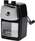 Carl Angel-5 Manual Pencil Sharpener with Metal Table Mount, Quiet for Classroom, Home & Office, Black
