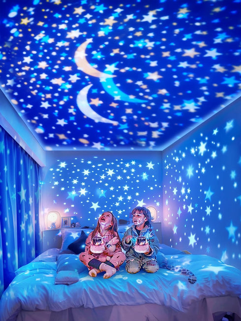 21 Sets 3-14 360 Dimmable, of Films, Projector Night Light for Kids Bedroom, Ceiling, Baby Night Lights Projector, Star