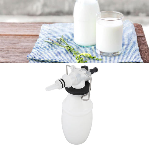 500ml Milk Sampling Bottle Sturdy PP Multifunctional Milk Sampler for Dairy Farms, Farm Sampling Valve Bottle