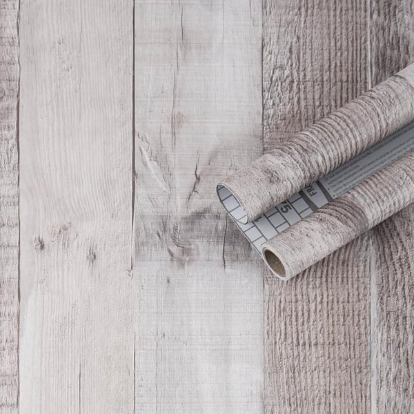 Art3d 17.7"x78.7" Peel and Stick Wallpaper, Decorative Self-Adhesive Vinyl Wood Grain for Furniture and Cabinets