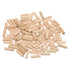 PATIKIL 1/4 Wooden Dowel Pins, 200 Pcs M6x20mm Hardwood Pegs for Crafts, Furniture, Door Art