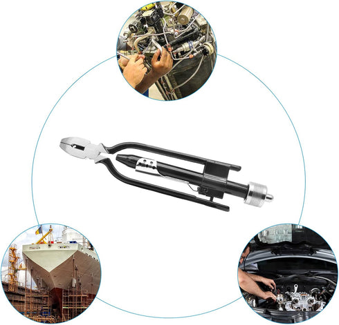 6 Inch Safety Wire Twist Pliers, Aircraft Wire Pliers, Aviation Reversible Wire Twister Tool for Electrical Pliers Auto