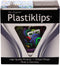 Baumgartens LP0600 Large Plastiklips Paper Clips - Assorted Colors, 200/Box