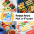 Frozen (10, 13.5"x17.5") Superio Hot and Cold Insulated Bags for Food Delivery, Grocery Shopping Bags, Food Storage