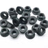 QYIMLI 20Pcs M10 1.25mm x Flange Nut, Carbon Steel Thread Hardware Nuts Serrated Flange Lock Nuts Metric Hex Flange