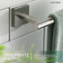 KOKOSIRI Towel Holder, Brushed Nickel Hand Towel Bar, Wall Mounted Kitchen Cabinet Paper Holder, Stainless Steel,