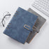 Leather Journal Refillable Notebook, A5 Binder 6 Ring, Thick Lined Journal Ruled Notebook, Magnetic Buckle Closure,