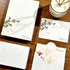 GORDEPENT 52 Pack, 3.5"x5" Gold Foil Thank You Cards with Envelopes | Floral Blank Inside Bulk Greeting Cards