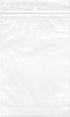 Plymor 4" x 6" (Pack of 500), 2 Mil with Hang-Hole Zipper Reclosable Plastic Bags