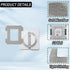 Cleaning Rag for Ecovacs Winbot W2 Omni/W1/W1 Pro Window Vacuum Cleaner, Washable and Reusable Mop Cloth Accessories