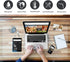 ProValley 24 48 Inches x Clear Desk Cover Protector Multifunctional Office Desk Pad Mat Blotter Plastic Table Cover