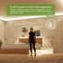 RAYZEEK 12/24VDC Dimmable, Wireless Motion Sensor Controller Kit - No Wiring Mini PIR Sensor Switch RF Wireless Control