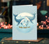 Grateful9xx Hello Little One! Card - Unique New Baby Card For Friend And Family - Funny Gift For New Baby - Whale
