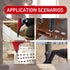 2-1/2" Powder Actuated Fasteners with .300 Head .145" Shank and Flute for Powder Fastening & Power Framing Systems, 100