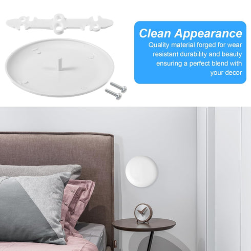 Elegaperma Electrical Box Cover, Ceiling Cover, Round Ceiling Hole Cover Plate with Mounting Bracket for Light Fixtures