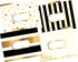 Barker Creek Gold Designer File Folders, Set of 24, Multi-Design, Letter-Size, 1/3 Cut Tabs