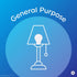 100 A19 Bulbs (2 Pack) GE Color Select LED Watt Replacement, General Purpose