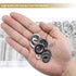 800 Pieces 304 Stainless Steel Flat Washers Assortment Kit, Fender Washers in 9 Sizes (M2-M12)