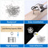 Muzata 20 Pack 3.3 Inch Stainless Steel Eye Screws for Heavy Duty Self Tapping M6 Eyelet Hooks
