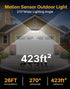 466 4000Lm 270 IP68 3 2-Pack Solar Security Lights Outdoor, LED Ultra Bright, Wide Motion Sensor, Waterproof, Modes