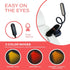 Dimming, 1600K 625nm hooga Amber Book Light Blue Light Blocking Reading Light for Bed, Stepless Rechargeable Clip-On