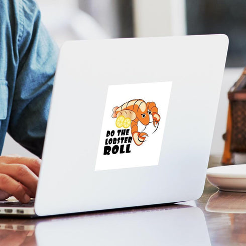 CafePress Lobster Roll Square Car Decal Sticker