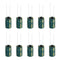 PATIKIL 6.3V 2200uF Electrolytic Capacitors, 10Pcs 10x16mm Aluminum High Frequency for TV, Monitor, Circuit Boards
