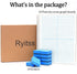 Small Dry Erase Graph Board, 9"x12" XY Axis Whiteboard - 10 Pack Mini Math Boards for Students with 10 Erasers