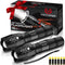 Victoper LED Flashlight 2 Pack, Bright 2000 Lumens Tactical Flashlights with 5 Modes, Waterproof for Outdoor Use