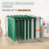 Plastic Hanging File Folder, Letter Size, 12 Pack Reinforced Hang Folders with 2 Inch Expansion, Sturdy File Cabinet