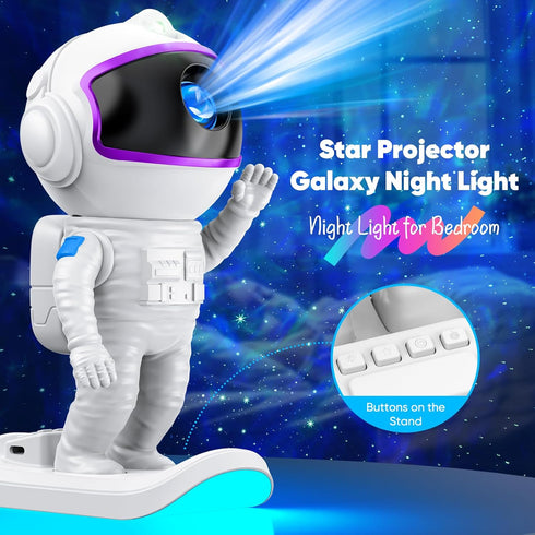 Stbands Star Projector, Galaxy Projector for Bedroom, Night Light with Timer and Remote Control, Gift for Kids Adults