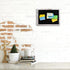 Black Felt Bulletin Board with Wood Frame, Pin Board Vision Board for Office Home Kitchen School (14.2x10.2)