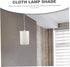 E27 Bulb Replacement Lampshade for Round Floor Lamp Shade Simple Design for Bedroom