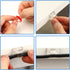 80 PCS Adhesive Cable Clips, Clear Light Strip Mounting Clips for Desk, Outdoor Wall, LED Wire Holder Organizer