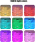 CLoxks Dimmable Bedside Lamp Crystal Rose Ambiance Table Lamp Bedroom Bedside Lamp LED Romantic Multi-Color Changing