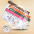 4-Piece 7.6 3.7 Inch, VOCHIC Multi-Purpose Money Bag with Zipper - Money Envelopes for Cash, Money Pouch x Bank Money