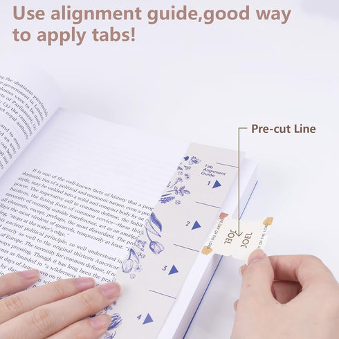 Qmoso 72 Bible Tabs for Women and Men, Laminated Bible Tabs for Easy Navigation and Apply, Bible Index Tabs for Study
