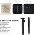 4 Pack 160FT 480LED 8 Dazzle Bright Solar String Lights Outdoor, Total Solar Powered Waterproof Fairy Lights Modes