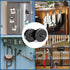 150LB 6 Pack MIKEDE Heavy Duty Magnets with Hole, Strong Magnets, Black Pot Magnet with Screw for Wall Mounting, Rare