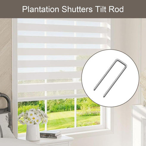 DFD 40 (0.75 0.19") Pieces Shutter Replacement Staples Plantation Shutter Repair Parts Plantation Shutter Staples