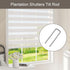 DFD 40 (0.75 0.19") Pieces Shutter Replacement Staples Plantation Shutter Repair Parts Plantation Shutter Staples
