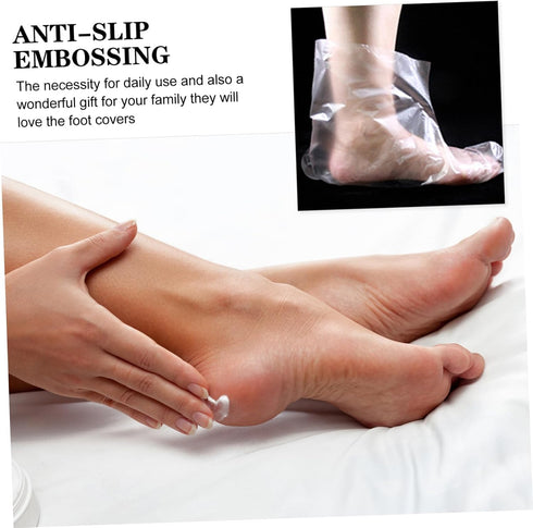 200pcs BESPORTBLE Disposable Foot Covers Non-Slip Booties for Salon Use for Spa and Foot Care and Protection