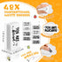 Spakon 48 Inspirational Mini Notebooks, 96 Motivational Pencils, Fun Erasers Gift Bag for Students